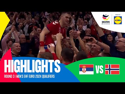 Serbia vs Norway | Round 3 | Men's EHF EURO 2024 Qualifiers