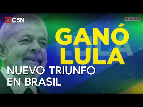LULA DA SILVA ganó las elecciones en BRASIL con más del 51% de los votos