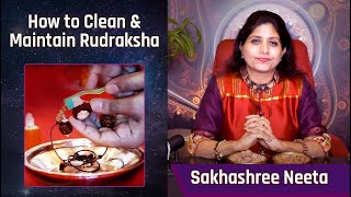 How to Clean & Maintain Rudraksha | How to Take Care of Rudraksha | Rudraksha Ratna Science Therapy