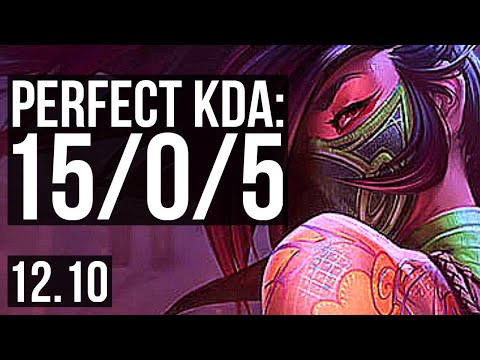 AKALI vs PANTHEON (MID) | 15/0/5, Legendary, 400+ games | BR Master | 12.10