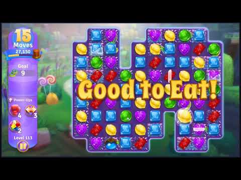 Willy Wonkas Sweet Adventure Level 113 - NO BOOSTERS 🍫 | SKILLGAMING ✔️