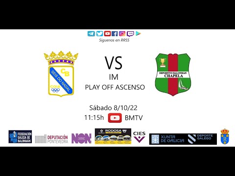 221008 IM BM SEIS DO NADAL - BM CHAPELA (Play Off)