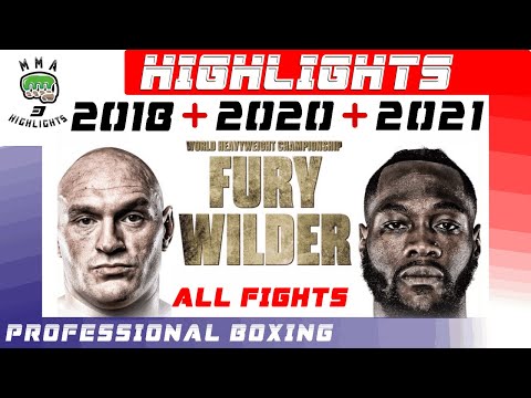 Tyson Fury vs Deontay Wilder All 3 Fights | Highlights