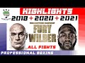 Tyson Fury Vs Deontay Wilder All 3 Fights Highlights