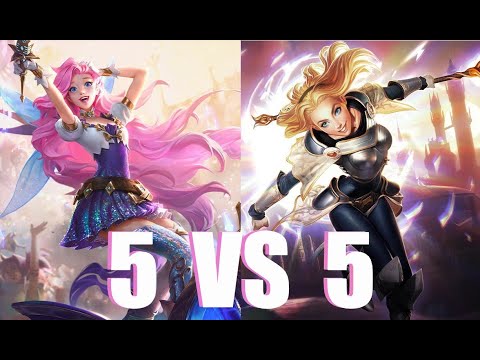 When did league become bullet hell? | Seraphine VS Lux One for All