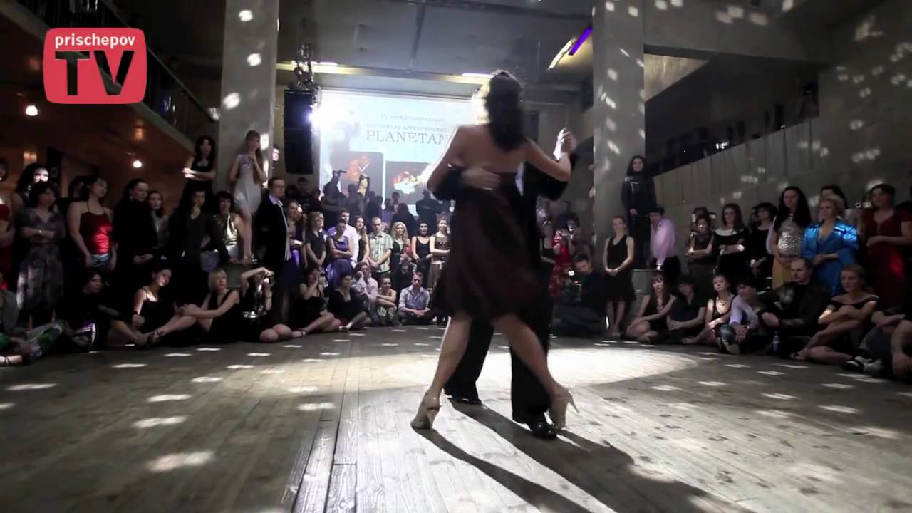 Diego El Pajaro Riemer and Maria Belen Guiachello, Russia, Moscow, "Planetango4",(2)