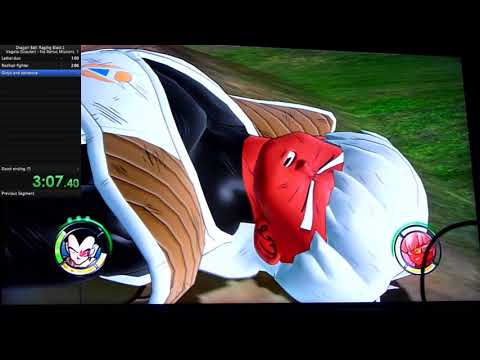 Dragon Ball: Raging Blast 2 Vegeta (Scouter) - No Bonus Missions NG Speedrun (WR in Xbox 360)