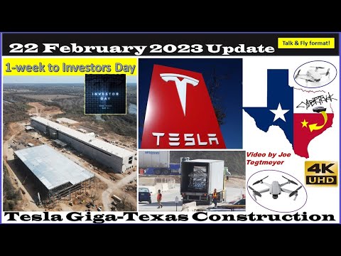 Large Tank, White Stain, Entrance Design & Big Cowboy Hat! 22 Feb 2023 Giga Texas Updates (07:35AM)