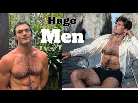 A Huge Hairy Fitness Model | Attractive Bodybuilder