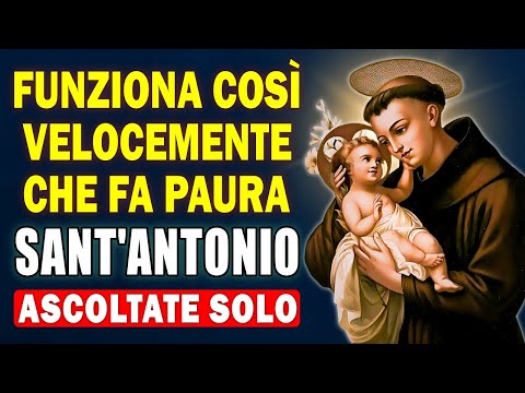 💖POTENTE PREGHIERA PER RICEVERE UN MIRACOLO URGENTE - SANT'ANTONIO 🙏