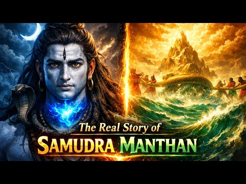The Real Story of Samudra Manthan   #vishnu #viral #motivation #shiv #sanatandharma 