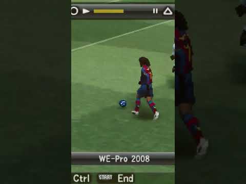 crazy shot by Ronaldinho in Pes 2008