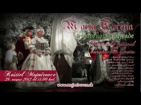 Mária Terézia v barokovej záhrade, tv spot aug 2012