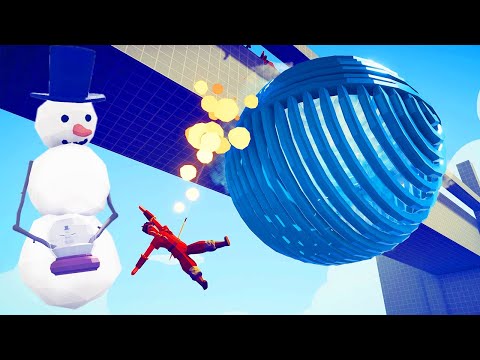 ☃️SNOWMAN + MULTI ARROW FIRE ARCHER vs MELEE UNITS | TABS - Totally Accurate Battle Simulator