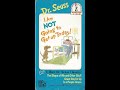Dr Seuss Beginner Book Video I Am NOT Going To Get Up Today 1991 VHS