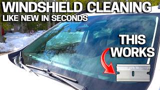 A Ridiculously Easy Way to Clean the OUTSIDE of Your Windshield (No Bugs or Bird Poop)