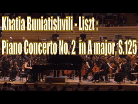 Khatia Buniatishvili - Liszt : Piano Concerto No. 2  in A major, S.125 / Concert in Paris