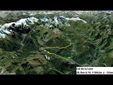 Col de la Loze / Tour de France 2023 Stage 17 - Men : Saint-Gervais Mont-Blanc to Courchevel (Jul