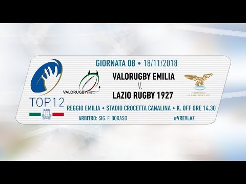 TOP12 2018/19, Giornata 8 - Valorugby Emilia v Lazio Rugby 1927
