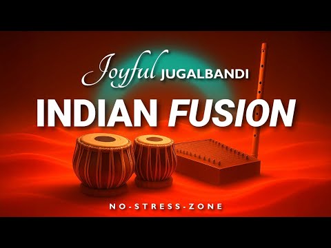 Indian Instrumental -Tabla, Santoor & Bansuri | Rhythm Gently Glows – Global Fusion Dance Fusion