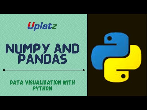 Numpy And Pandas Data Visualization In Python Become Data Analyst Or Python Programmer Uplatz