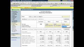 ProSeries Tax Planner