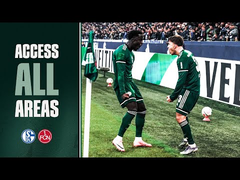 Access ALL AREAS | Mega choreography, Becker goal and Becker comeback! | FC Schalke 04 - 1. FC Nü...