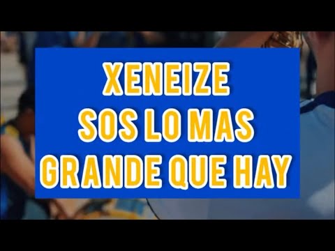 "Xeneize sos lo más grande qué hay" Barra: La 12 &bull; Club: Boca Juniors