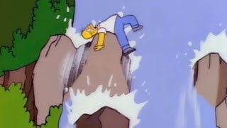 Homer Falls Down a Waterfall | Mother Simpson - Season 7 Episode 8 | The Simpsons