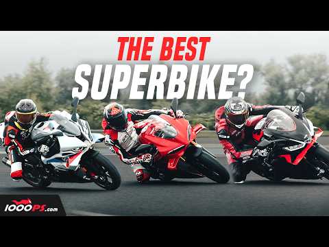 Superbike Comparison 2025 - BMW S1000RR vs. Ducati Panigale V4 S vs. Aprilia RSV4 [Street & Track]