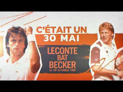 C'était un... 30 mai 1988 : Leconte affronte Becker | Roland-Garros 2024 | FFT