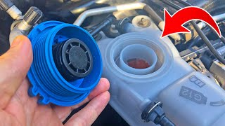 🔧Лайфхак для Автомобилистов! Быстрая Замена Бачка Охлаждающей Жидкости Audi A4 B8 🚗