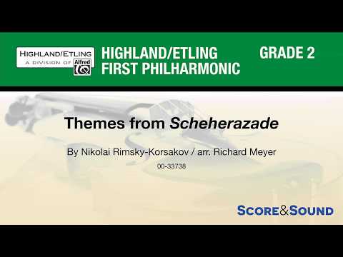 Themes from Scheherazade, arr. Richard Meyer – Score & Sound
