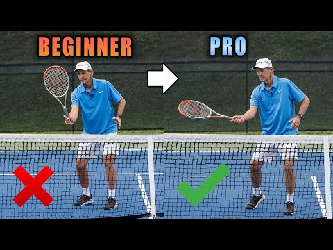 Professional Volley Technique Explained | Volley Tennis Lesson