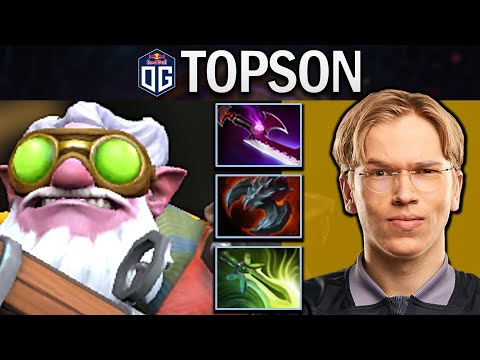 OG.TOPSON SNIPER WITH BUTTERFLY-SILVEREDGE - DOTA 2 7.31 GAMEPLAY