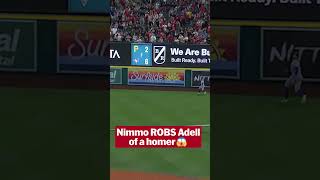 Now Jo Adell knows what it feels like to have a homer robbed ????