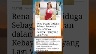 Download lagu Rena Dyana Diduga Sebagai Pemeran Dalam Video Kebaya Hijau yang Lagi Viral #capcut #short mp3