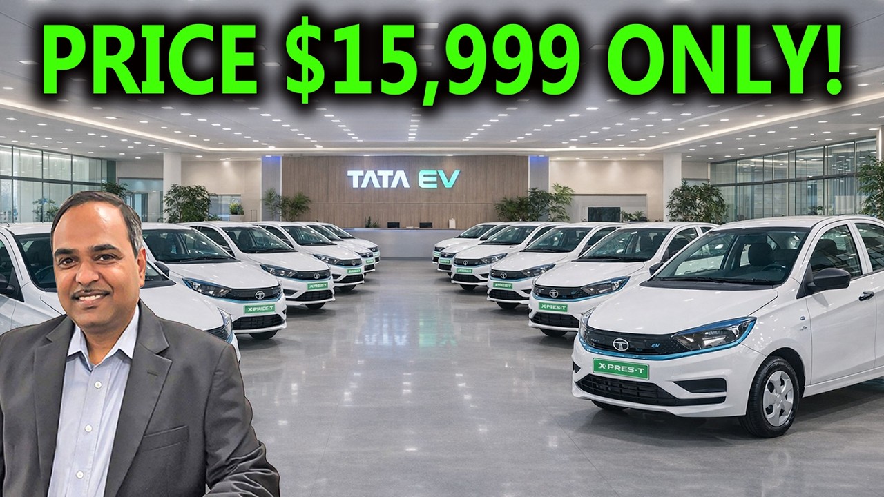 Tata Launches a $15,999 EV Taxi — The Global Car Market Is Stunned!