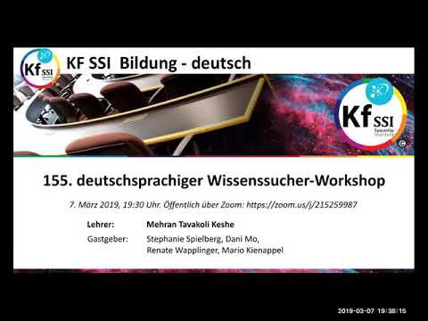 2019 03 07 PM Public Teachings in German - Öffentliche Schulungen in Deutsch