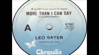 Leo Sayer - More Than I Can Say (1980)