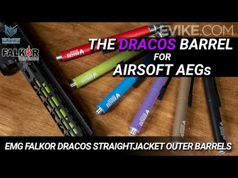 The DRACOS Barrel for Airsoft M4 AEGs - EMG Falkor Defense DRACOS Straightjacket AEG Outer Barrels