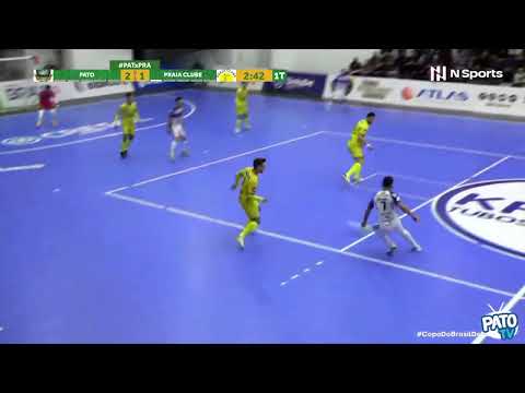 4 a 2: Pato Futsal vence o Praia Clube no primeiro jogo das quartas de final da Copa do Brasil