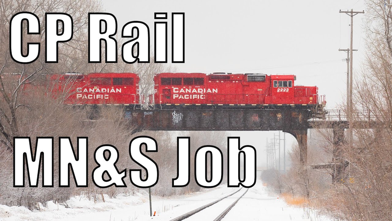 CP Rail MN&S Job | Rebuilt EMD GP20C-ECO Locomotives from Crystal to Bloomington and Snow to Sun