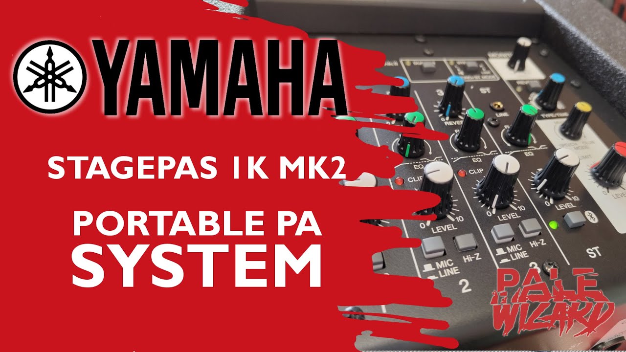 video Loa karaoke di động Yamaha Stagepas 1K MKII chính hãng 0