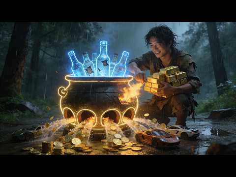 【FULL】🔥Broken Bottles Become Sport Cars. Poor Uses Magic Alchemy Furnace To Turn Waste Into Wealth!