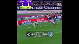 GOL DO REMO | GABRIEL TALIARI | REMO 3X1 BAHIA | BRASILEIRÃO 2026 | 22/03/2026