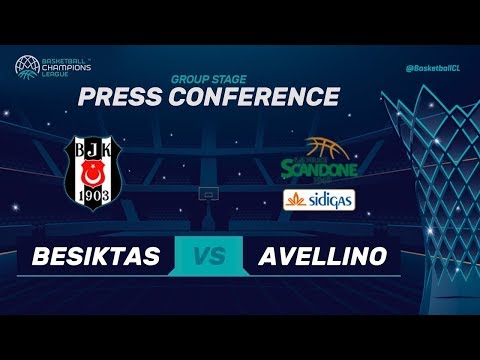 Besiktas v Sidigas Avellino - Press Conference - Basketball Champions League 2017-18
