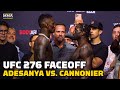 Israel Adesanya, Jared Cannonier Have Final Face-Off Before UFC 276 Clash - MMA Fighting