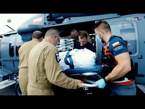 Czarny Jastrząb poleciał na ratunek @PolskaPolicja