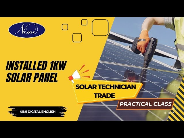 Installed 1 KW Soar Panel (PRACTICAL)